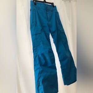 Quicksilver Dry Flight Technology 10K Snowboarding Ski Snow Pants Blue youth 14